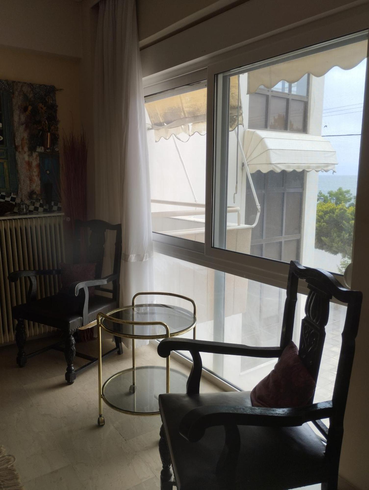 Seaview To Olympus, Sunny, Cosy Apartment ネア・ミカニオーナ エクステリア 写真