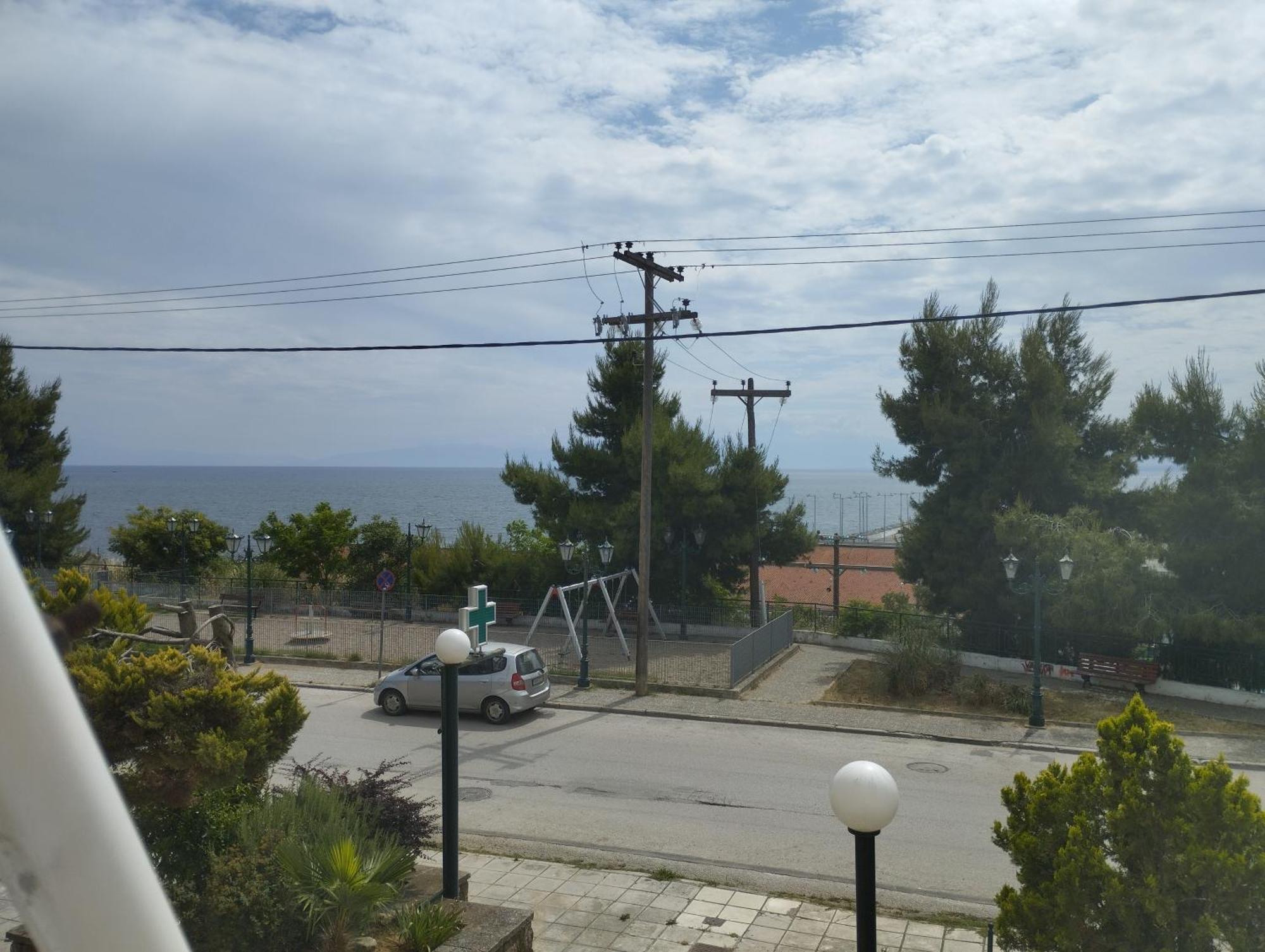 Seaview To Olympus, Sunny, Cosy Apartment ネア・ミカニオーナ エクステリア 写真